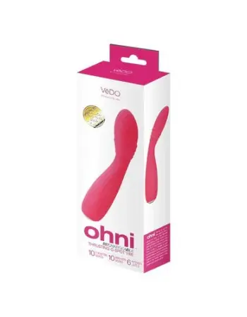 Ohni Rechargeable G-Spot Thrusting Vibe Pink