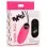 28x Swirl Silicone Egg - Pink