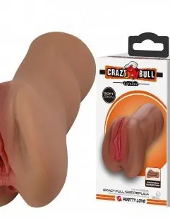 Caroline Realistic Vagina Masturbator - Brown