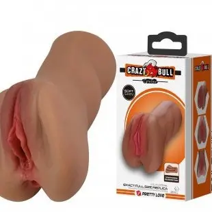 Caroline Realistic Vagina Masturbator - Brown