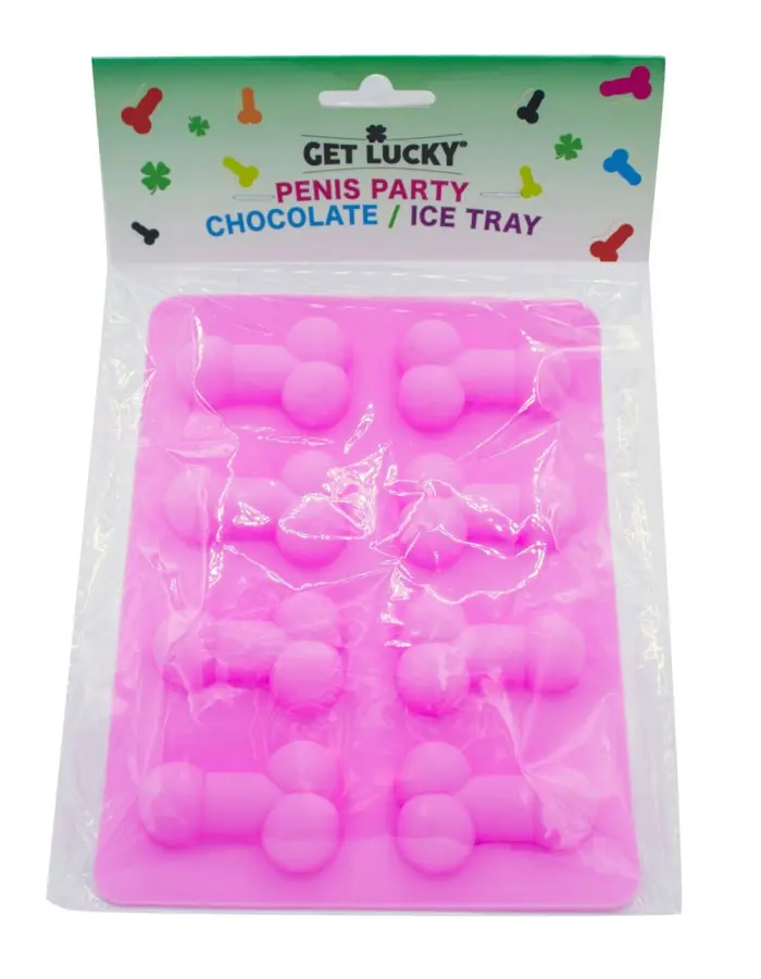 Party Penis Chocolate Ice Tray Pink