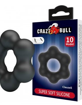 Clauzell - Cockring Super Soft Silicone - Black