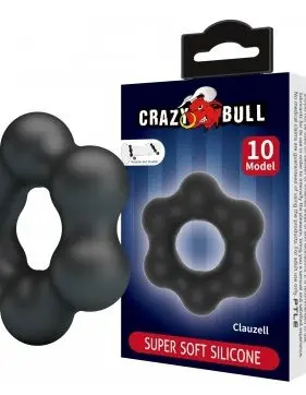 Clauzell - Cockring Super Soft Silicone - Black