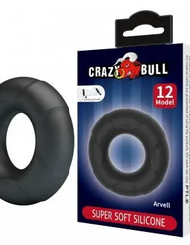 Arvell - Cockring Super Soft Silicone - Black