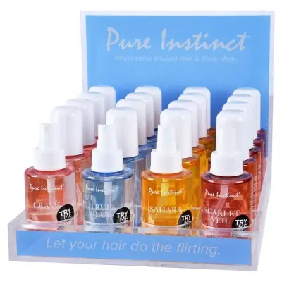 Pure Instinct Pheromone Hair and Body Mist Bundle With Testers 21pcs