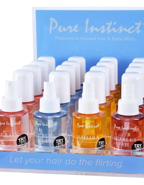 Pure Instinct Pheromone Hair and Body Mist Bundle With Testers 21pcs