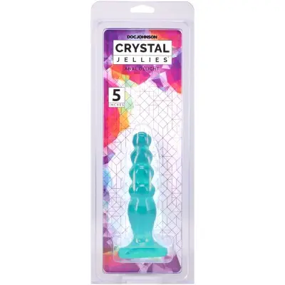 Crystal Jellies - Anal Delight - 5 Inch - Teal