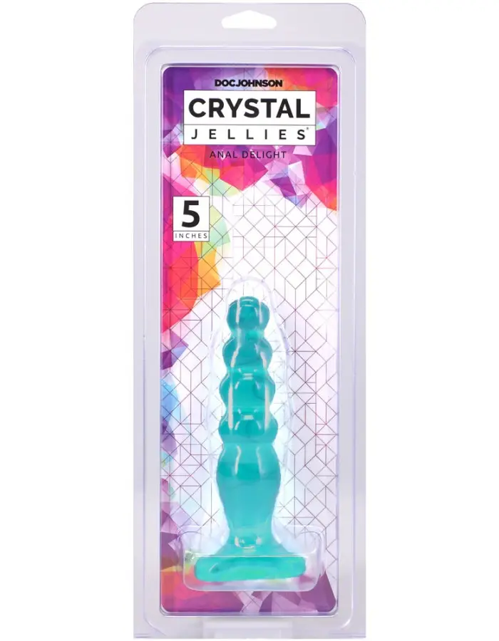Crystal Jellies - Anal Delight - 5 Inch - Teal