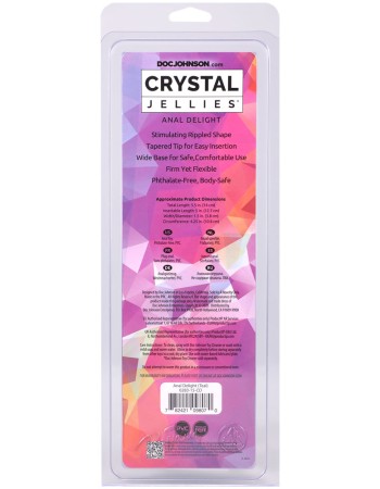 Crystal Jellies - Anal Delight - 5 Inch - Teal