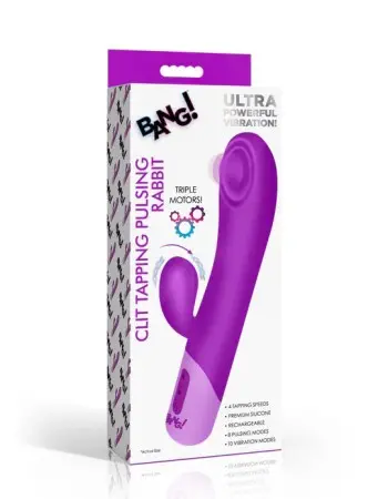 Clit Tapping Pulsing Rabbit - Purple