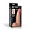 8" Cock Lock Dildo With Balls - Light