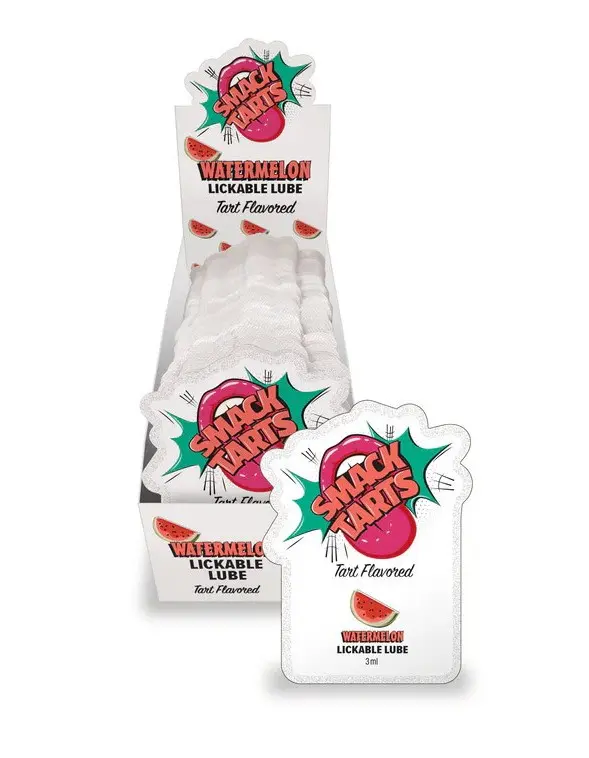 Smack Tarts Lube 3ml Pouch Display 36pc - Sour Watermelon