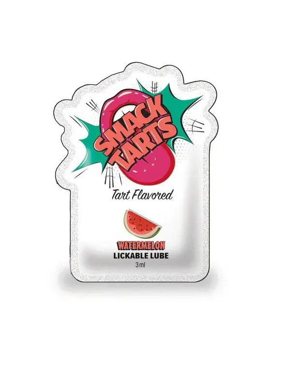 Smack Tarts Lube 3ml Pouch Display 36pc - Sour Watermelon