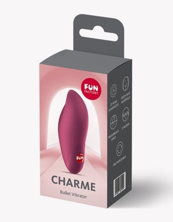 Charme Bullet Vibrator - Wine Red