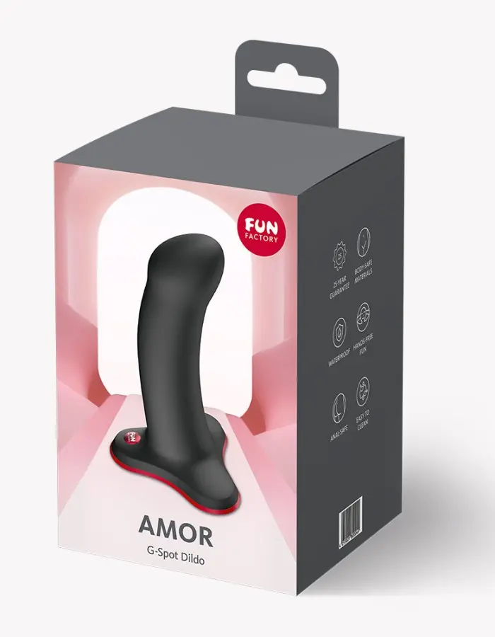 Amor G-Spot Dildo - Black