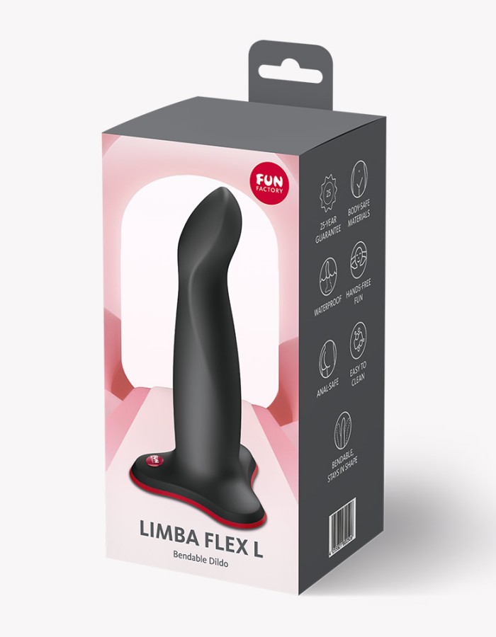 Limba Flex L Bendable Dildo - Black