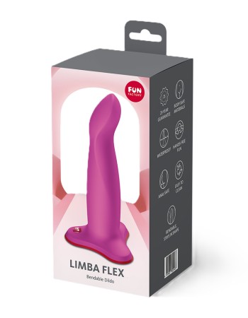 Limba Flex M Bendable Dildo - Magenta