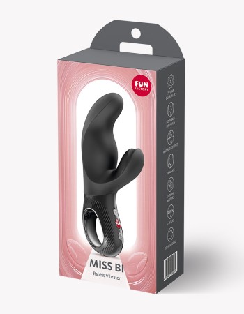 Miss Bi Rabbit Vibrator - Black