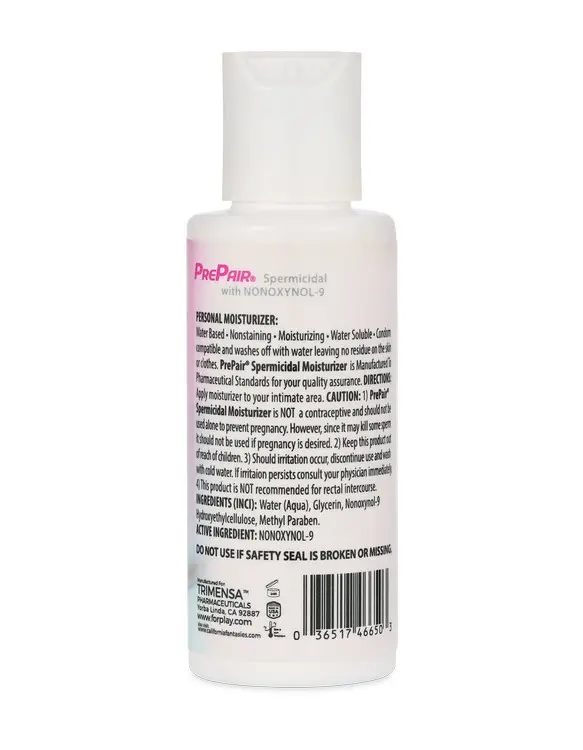 Prepair Spermicidal 2.4oz Bottle