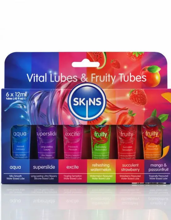 Skins 12ml Sampler Tubes - Vital and Fruity 6pk