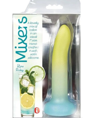 Mixers Lime Rickey 8" Dildo - Yellow Mint Blue