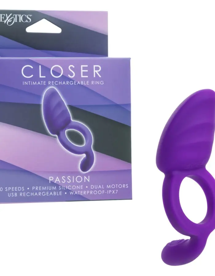 Closer Intimate Rechargeable Ring Passion - Purple
