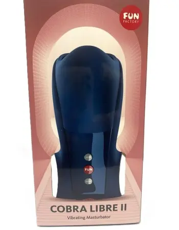 Cobra Libre II Vibrating Masturbator - Night Blue