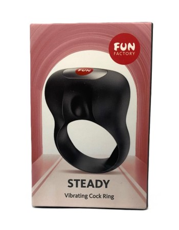 Steady Vibrating Cockring - Black
