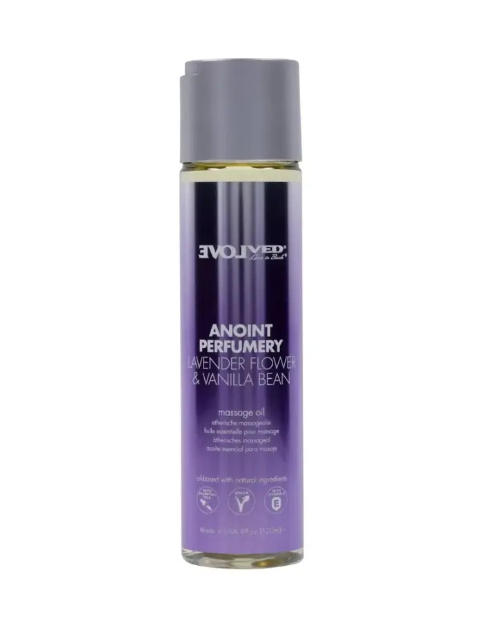 Anoint Parumery - Lavender Flower and Vanilla Bean Massage Oil 4oz