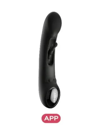 Tempo App-Controlled Tapping G-Spot Vibrator - Black