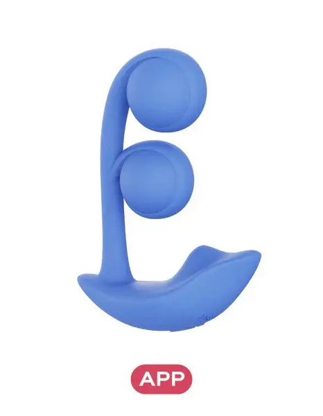 Melody Wearable Dual Vibrator - Blue