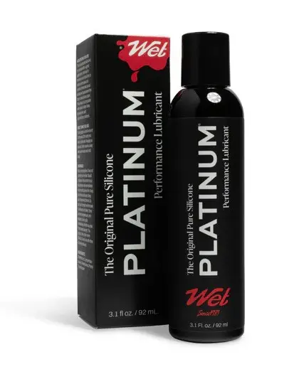 Wet Platinum Luxury Silicone Lubricant 3.1oz