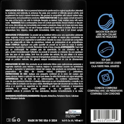 Wet Original Water Based Lubricant 16oz