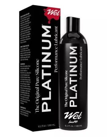 Wet Platinum Luxury Silicone Lubricant 6.1oz