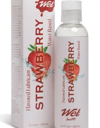 Wet Flavored Lubricant Sexy Strawberry 6.1oz