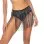 Glam Fringe Belt - Os - Black
