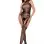 Rose Fishnet Bodystocking - Os - Black