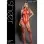 Stripped Down Teddy Bodystocking - OS - Red