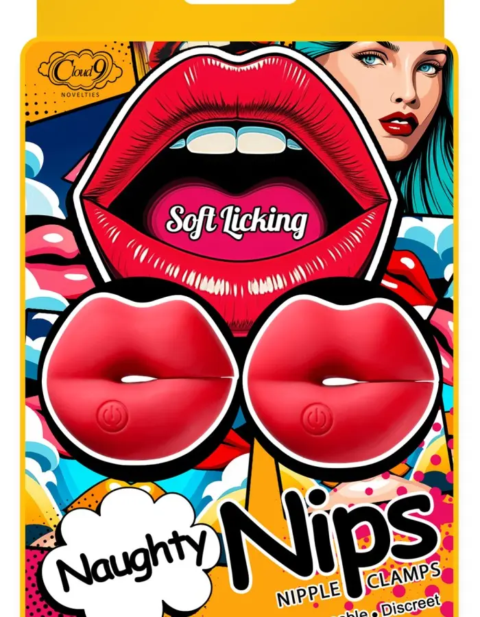 Cloud 9 Naughty Nips Nipple Clamps - Red
