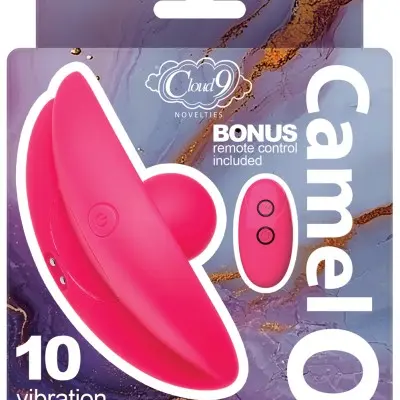 Cloud 9 Camel Toe Shaped Vibrator With Remote - Pink