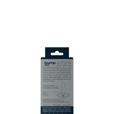 Bump Mini Rechargeable Anal Plug - Black