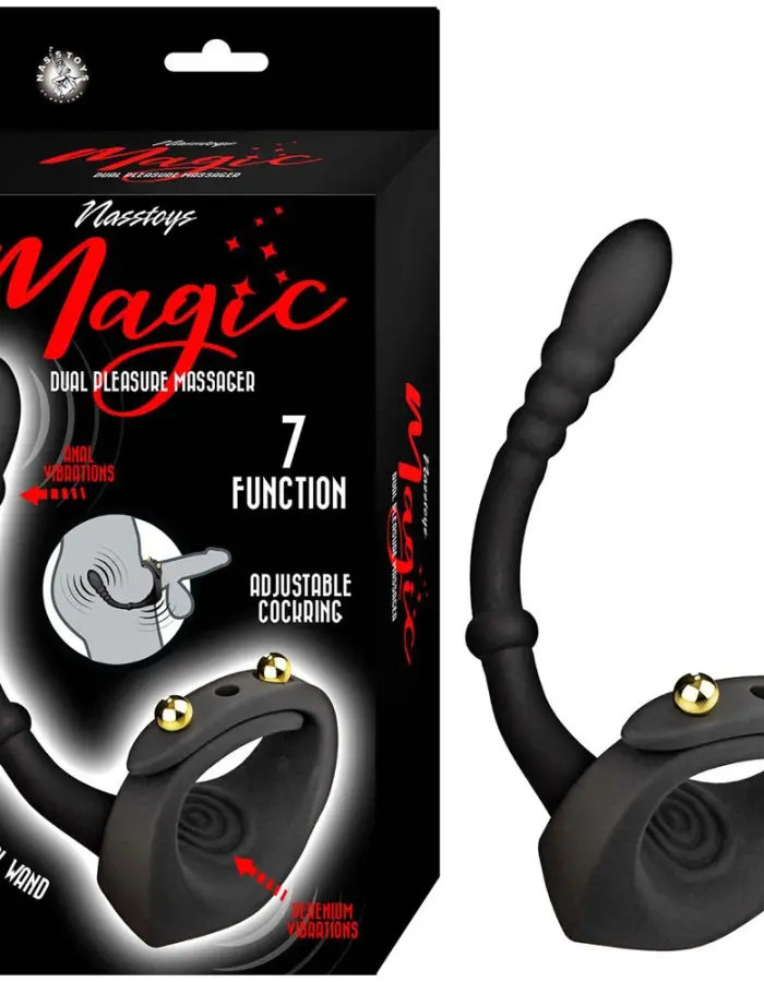 Magic Dual Pleasure Massager - Black