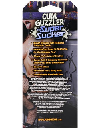 Cum Guzzler Ultraskyn Masturbator - Vanilla