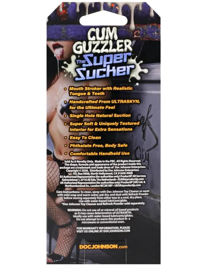 Cum Guzzler Ultraskyn Masturbator - Vanilla
