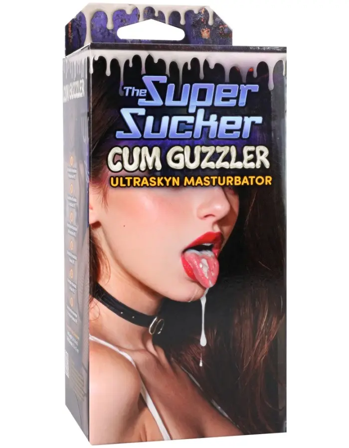Cum Guzzler Ultraskyn Masturbator - Vanilla