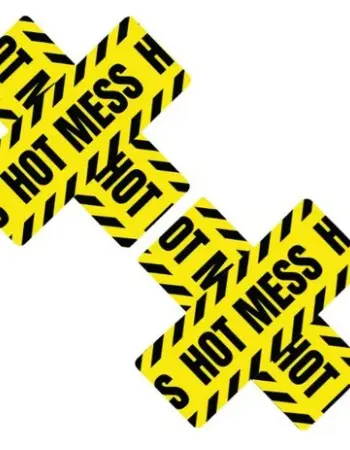 Hot Mess X Blacklight Lemon Fruitella Nipztix Nipple Cover Pasties