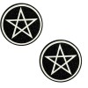 Wicca Black Glitter Nipple Cover Pasties