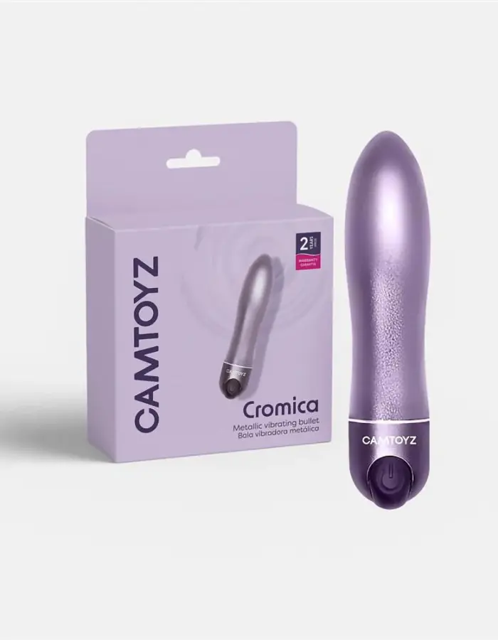 Cromica Camtoyz Metallic Vibrating Bullet - Purple