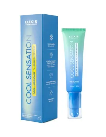 Elixir Cool Sensation Lubricant 30ml 1 Fl Oz