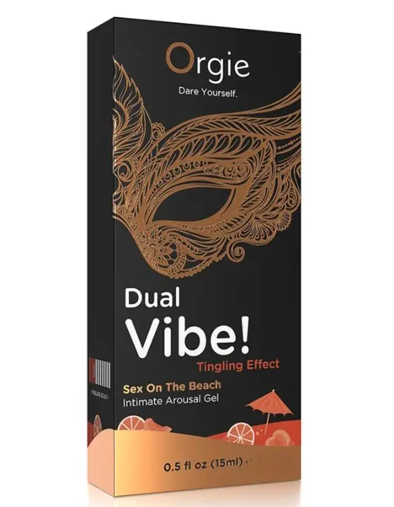 Dual Vibe Sex on the Beach Kissable Liquid Vibrator 15ml